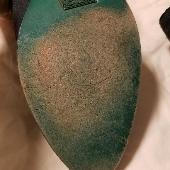 Chelsea Boots Navy Snake Size 10M - Picture 13 of 13